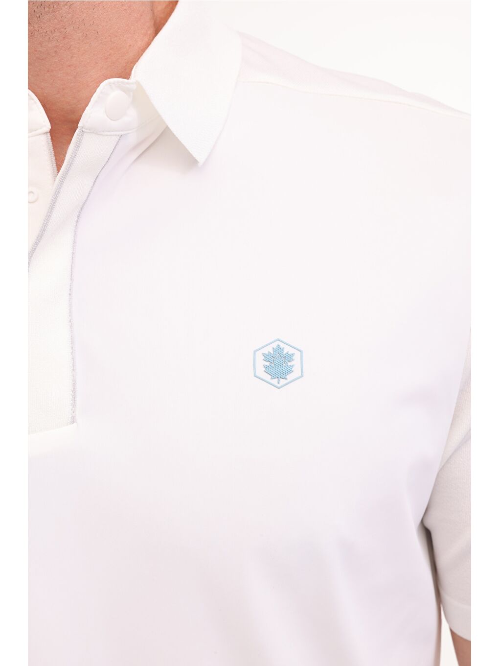 ML KEYS 12NS300 5FX Beyaz Erkek Kısa Kol T-Shirt-3