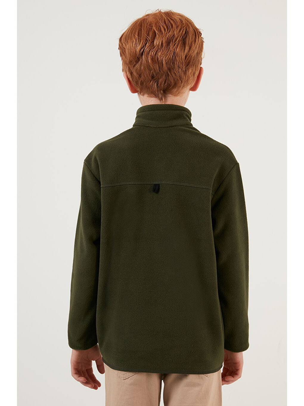 Haki Yumuşak Dokulu Fermuarlı Dik Yaka Şardonlu 2'li Paket Polar 5905002S2-5