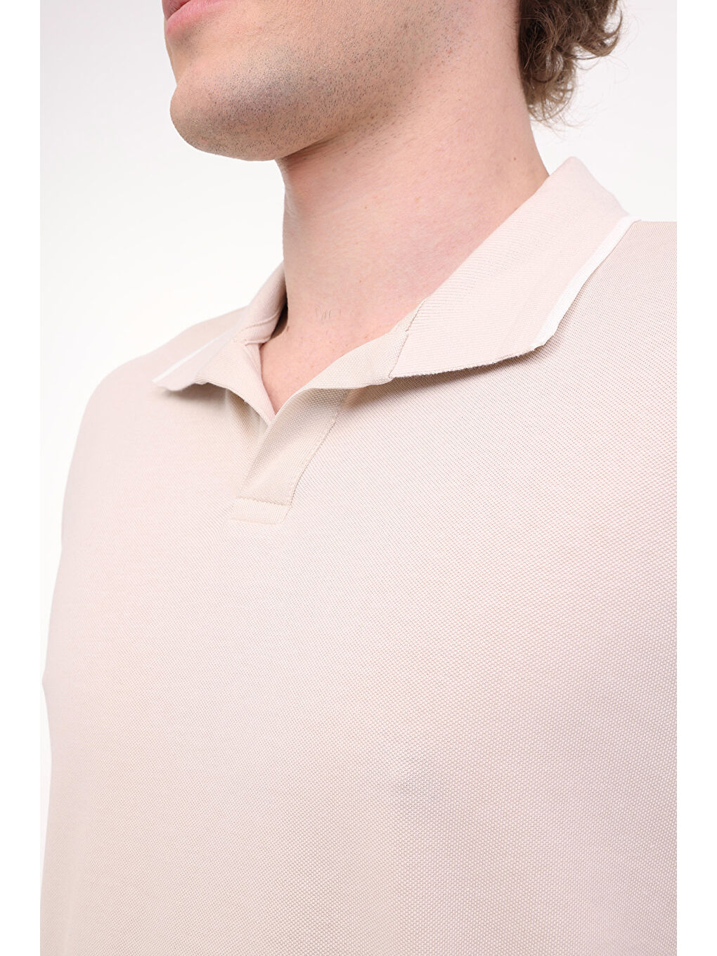 ML JOE 12ITL904 5FX Bej Erkek Kısa Kol T-Shirt-3