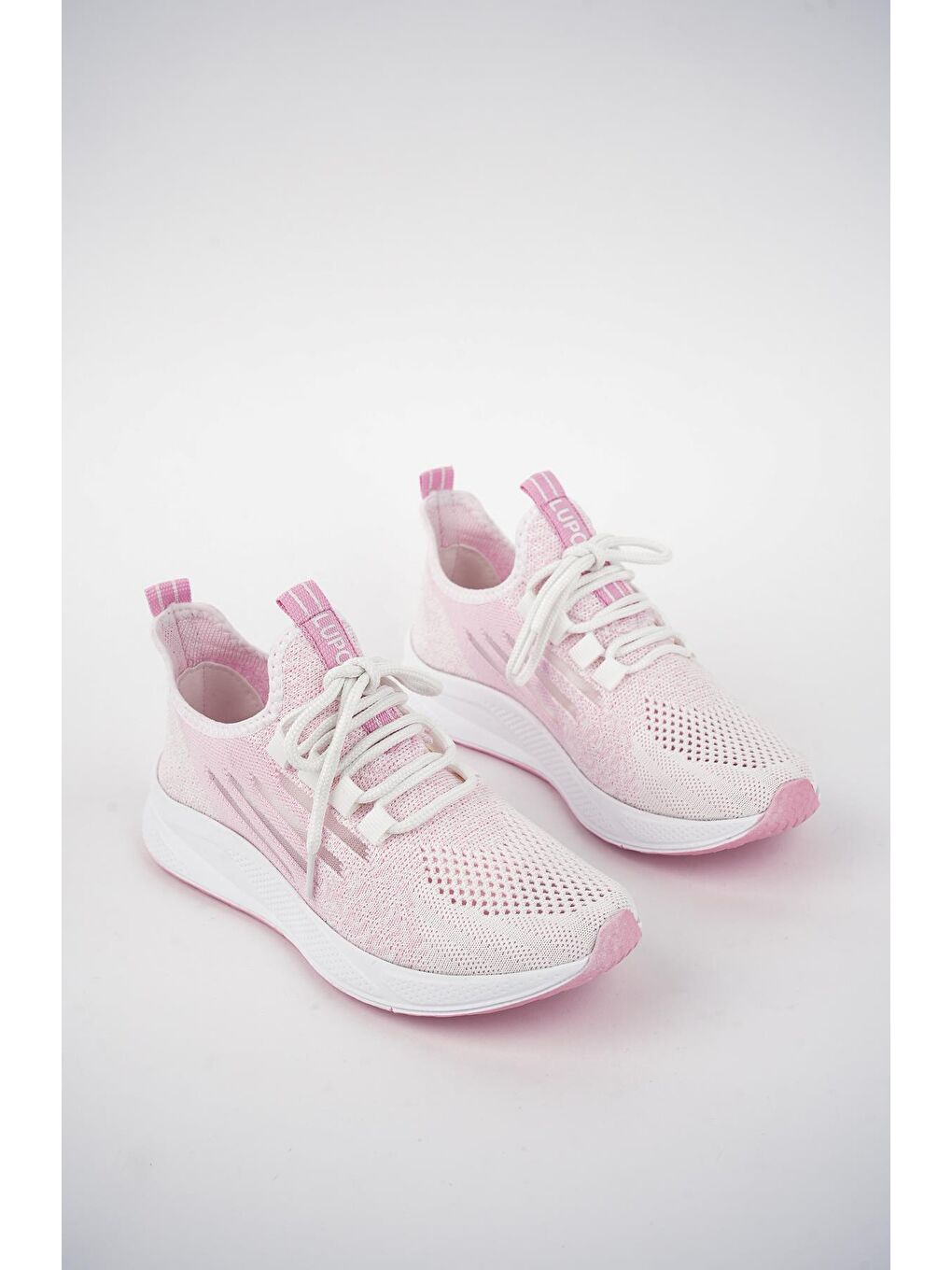 Muggo Pudra Pembe ULTRON Unisex Ortopedik Günlük Yürüyüş Koşu Sneaker Spor Ayakkabı - 4