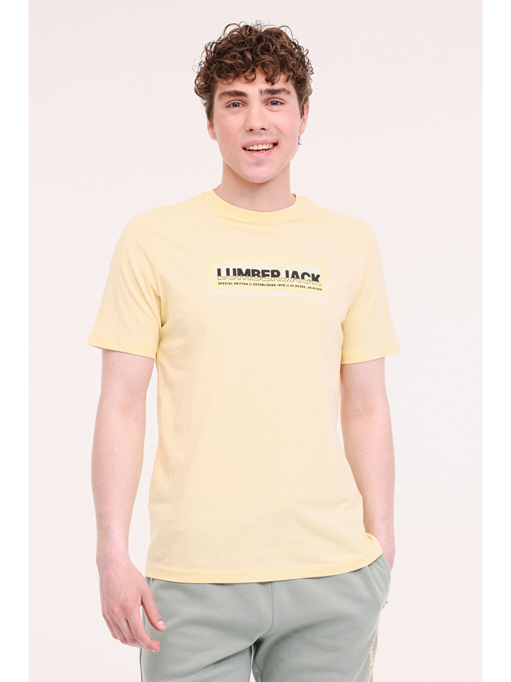 ML ASAHI 11TRV26 5FX Sarı Erkek Kısa Kol T-Shirt