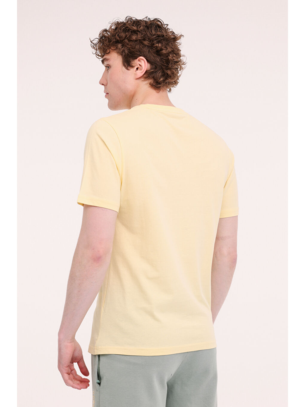 ML ASAHI 11TRV26 5FX Sarı Erkek Kısa Kol T-Shirt-1