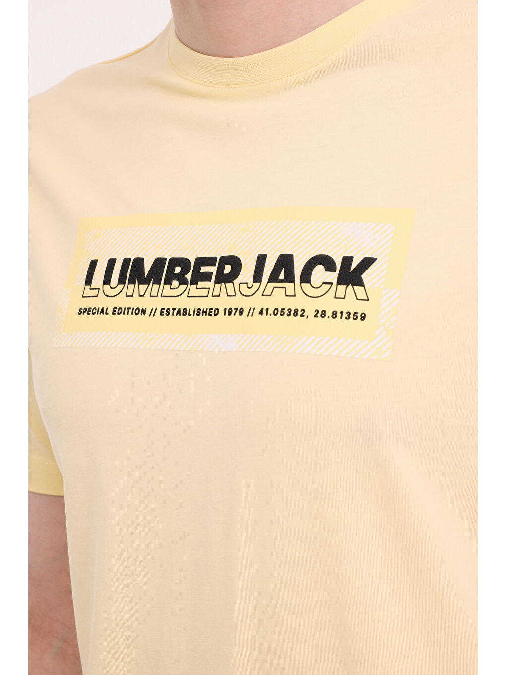 ML ASAHI 11TRV26 5FX Sarı Erkek Kısa Kol T-Shirt-3