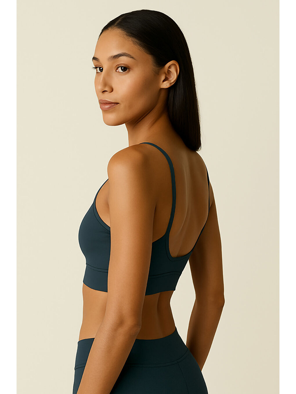 İndigo İnce Askılı Toparlayıcı Spor Büstiyer-1