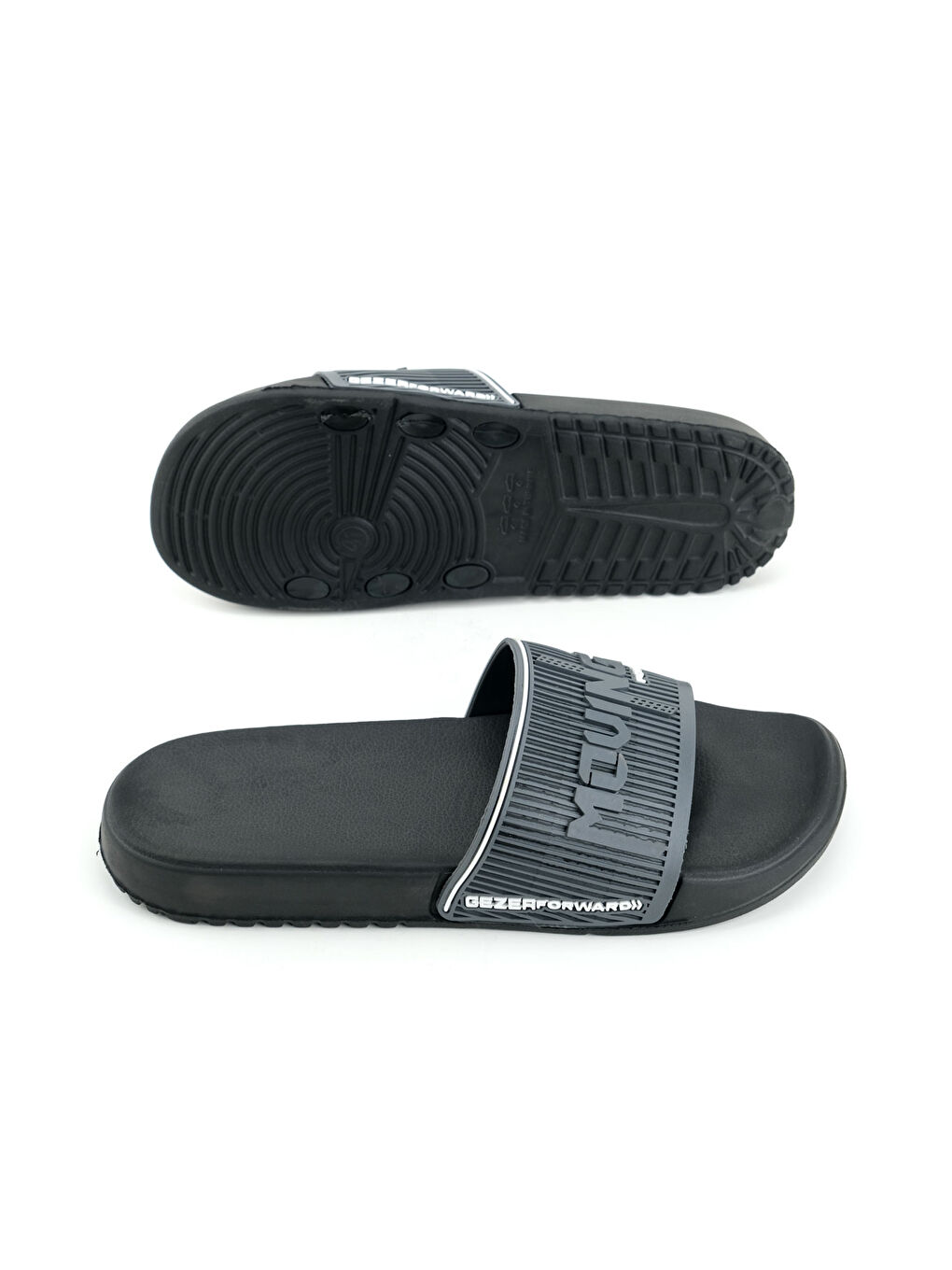 Gri Erkek Yazlık Eva Islak Zemine Uygun Günlük Ev Bahçe Havuz Banyo Terlik-4