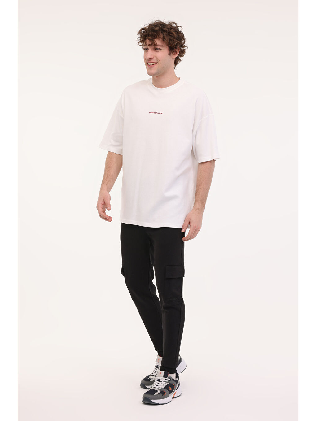 Bej ML FRANCO 11FF18 5FX Ekru Erkek Kısa Kol T-Shirt-2