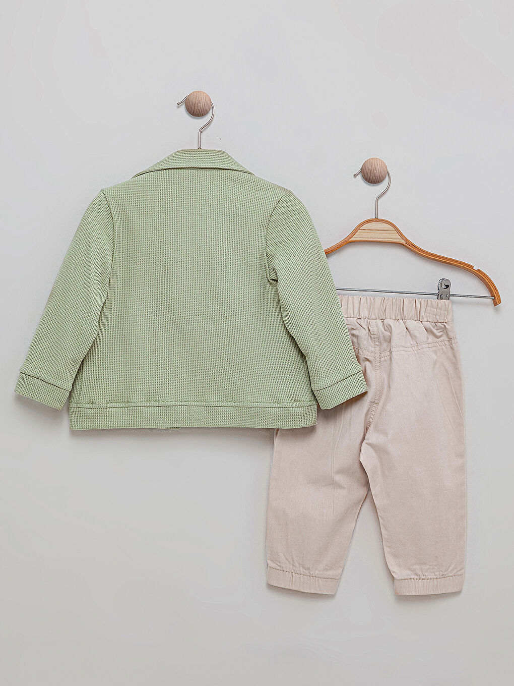 Bombil Erkek Bebek 3'lü Takım 6-18 Ay Yeşil-1