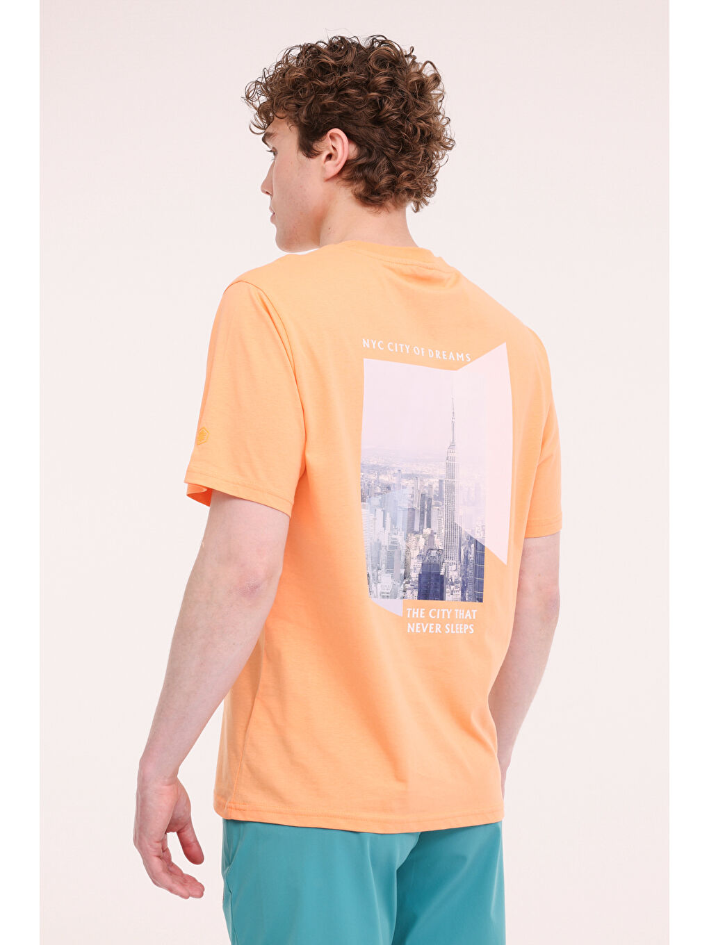 ML RENZO 11URB4005 5FX Turuncu Erkek Kısa Kol Tişört-1