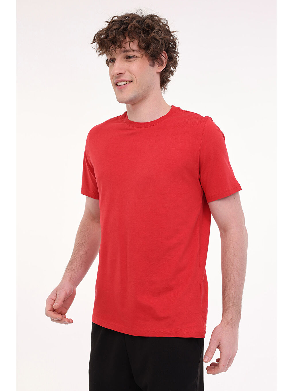 MB PAM C 11SN220 5FX Kırmızı Erkek Kısa Kol T-Shirt