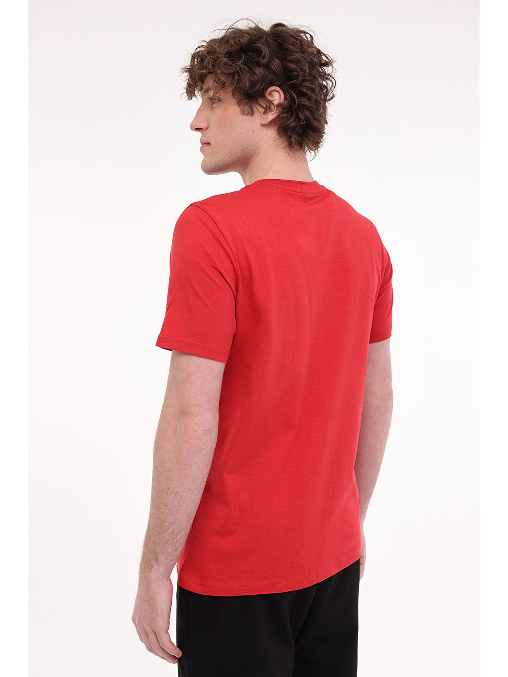 MB PAM C 11SN220 5FX Kırmızı Erkek Kısa Kol T-Shirt-1