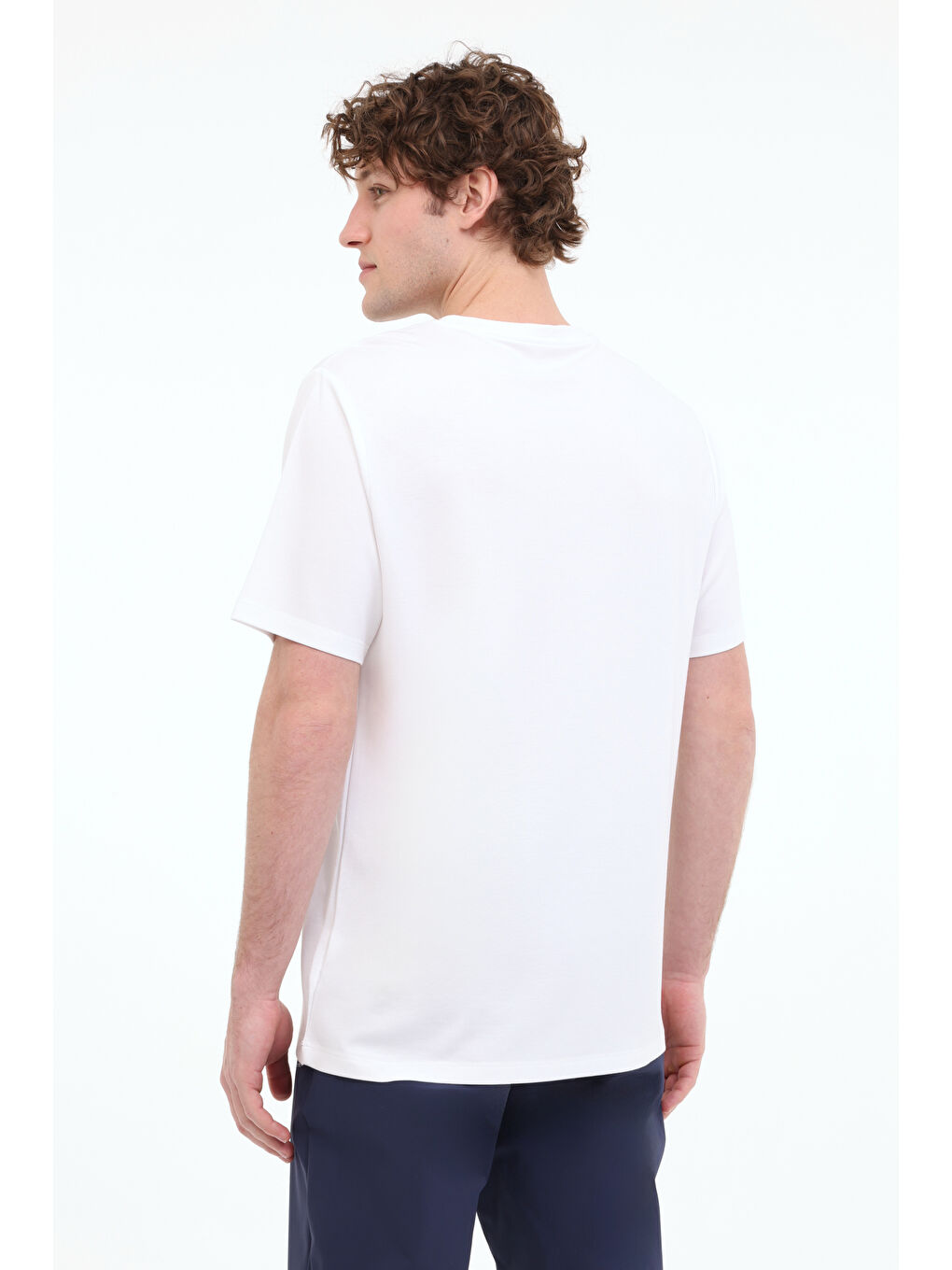 ML CRIS 11C-ELG22001 5FX Beyaz Erkek Kısa Kol T-Shirt-1