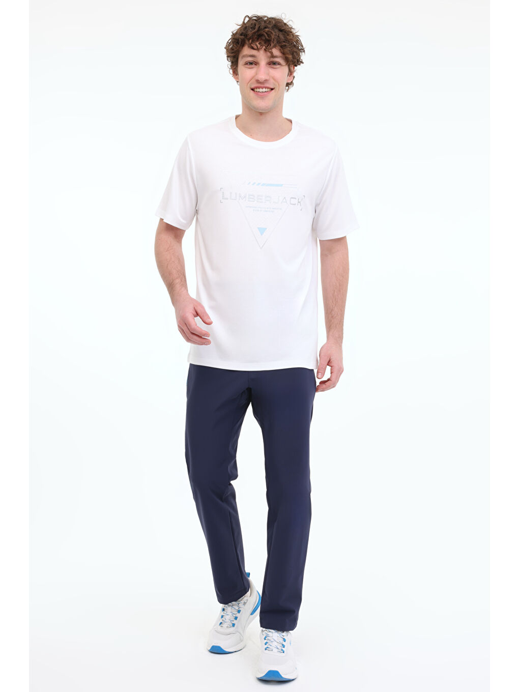 ML CRIS 11C-ELG22001 5FX Beyaz Erkek Kısa Kol T-Shirt-2