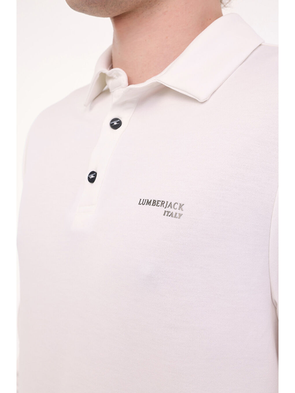 ML LUKE 15ITL1080 5FX Beyaz Erkek Uzun Kol T-Shirt-3