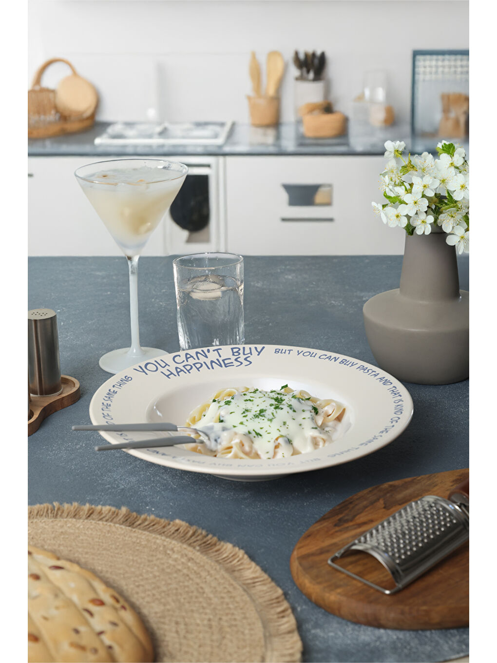 Karışık Happiness Ege Makarna Tabağı 28 Cm-1