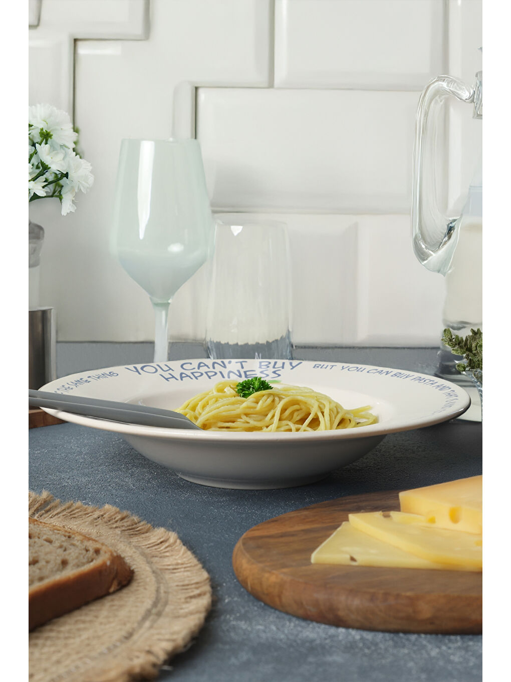 Karışık Happiness Ege Makarna Tabağı 28 Cm-2