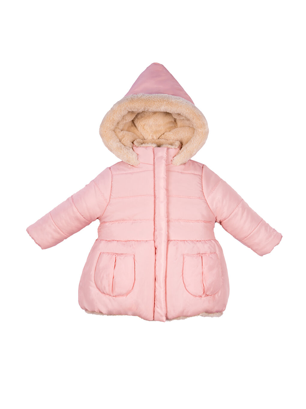 Pembe Kız Çocuk Mont
