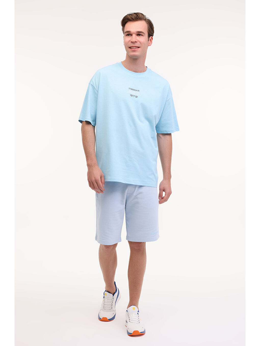 ML HENRY 12FL-14 5FX Mavi Erkek Kısa Kol T-Shirt-2