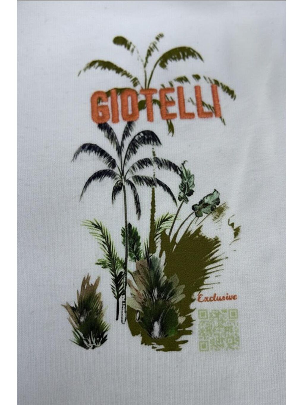 Giotelli Beyaz Regular Fit %100 Pamuk Baskılı Bisiklet Yaka Erkek Tişört-3