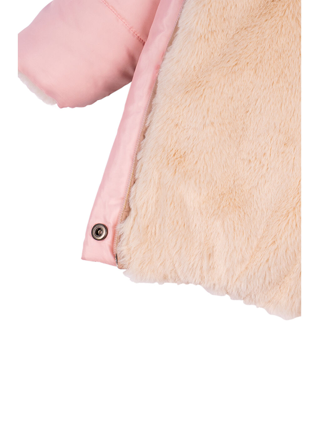 Pembe Kız Çocuk Mont-3