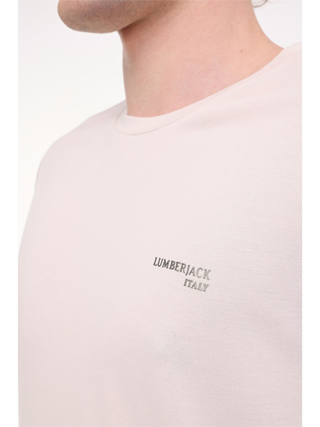 ML SANIE 11HS55 5FX Bej Erkek Kısa Kol T-Shirt-3