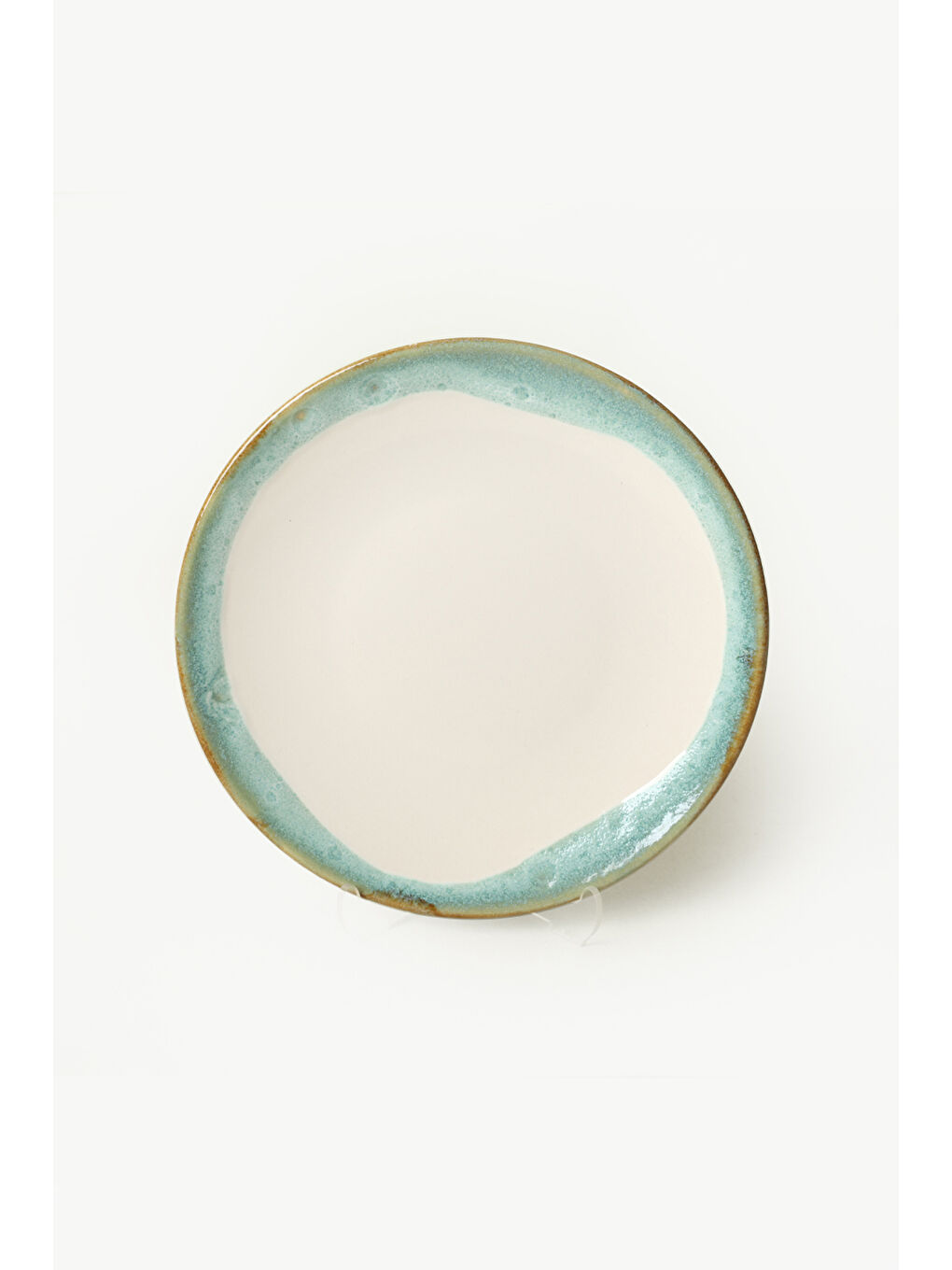 Karışık Turkuaz Wave Ege Pasta Tabağı 20 Cm 6 Adet-6