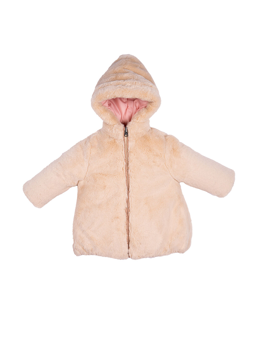 Pembe Kız Çocuk Mont-5