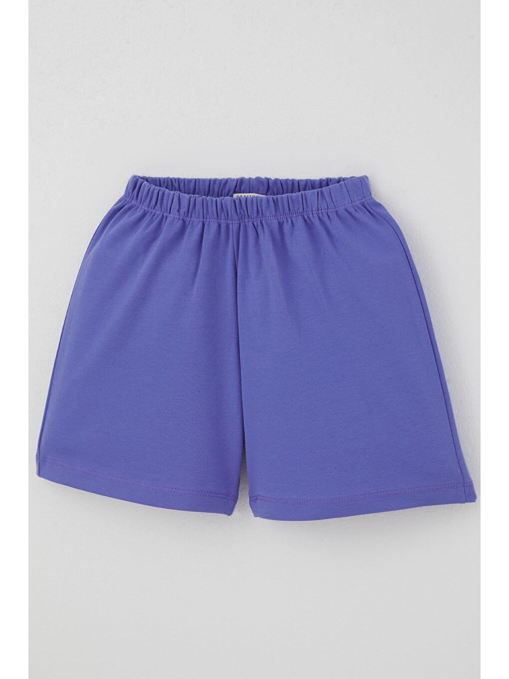 Pembe Kız Çocuk Şortlu Pijama Takımı Çiçek Desenli Pudra (4-8 Yaş)-6