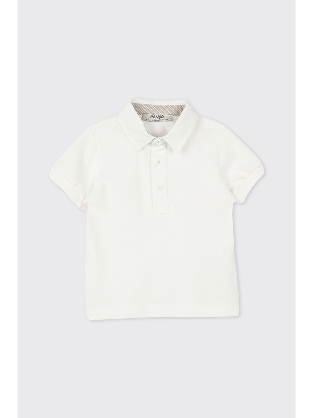 Erkek Bebek Ekru Polo Yaka Tişört