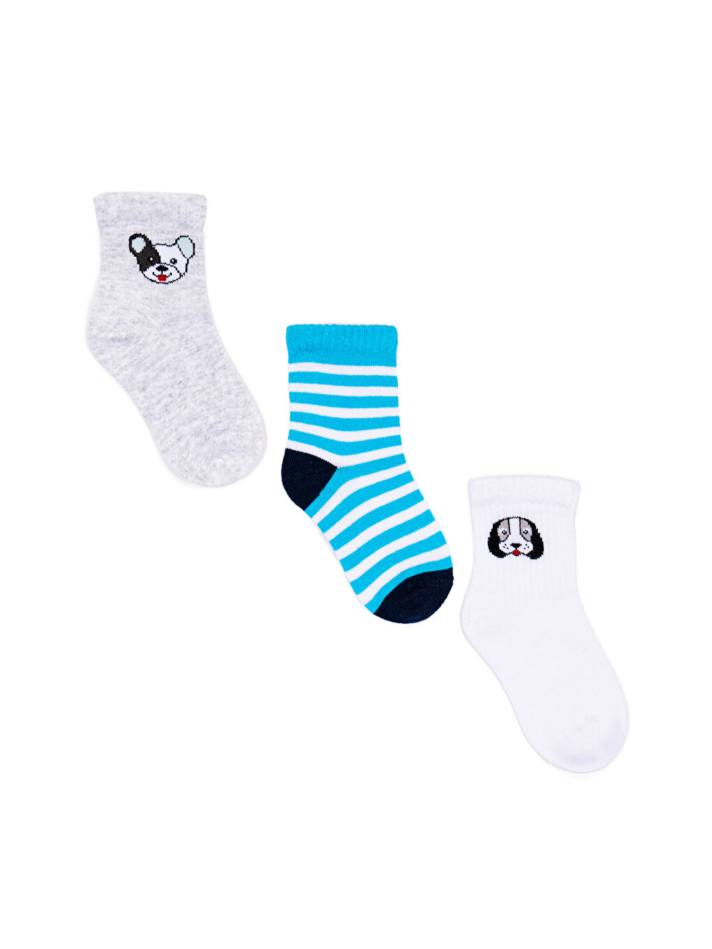 Karışık Erkek Çocuk 3Lü Çorap