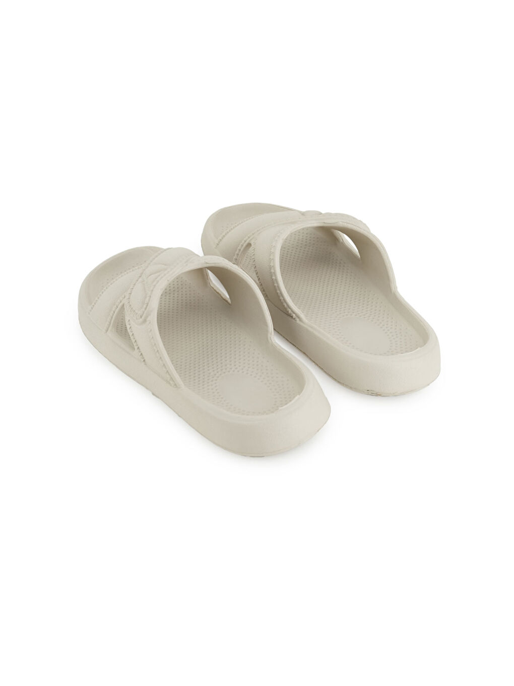 Bej Kadın Yazlık Eva Islak Zemine Uygun Ev Bahçe Banyo Terlik-3