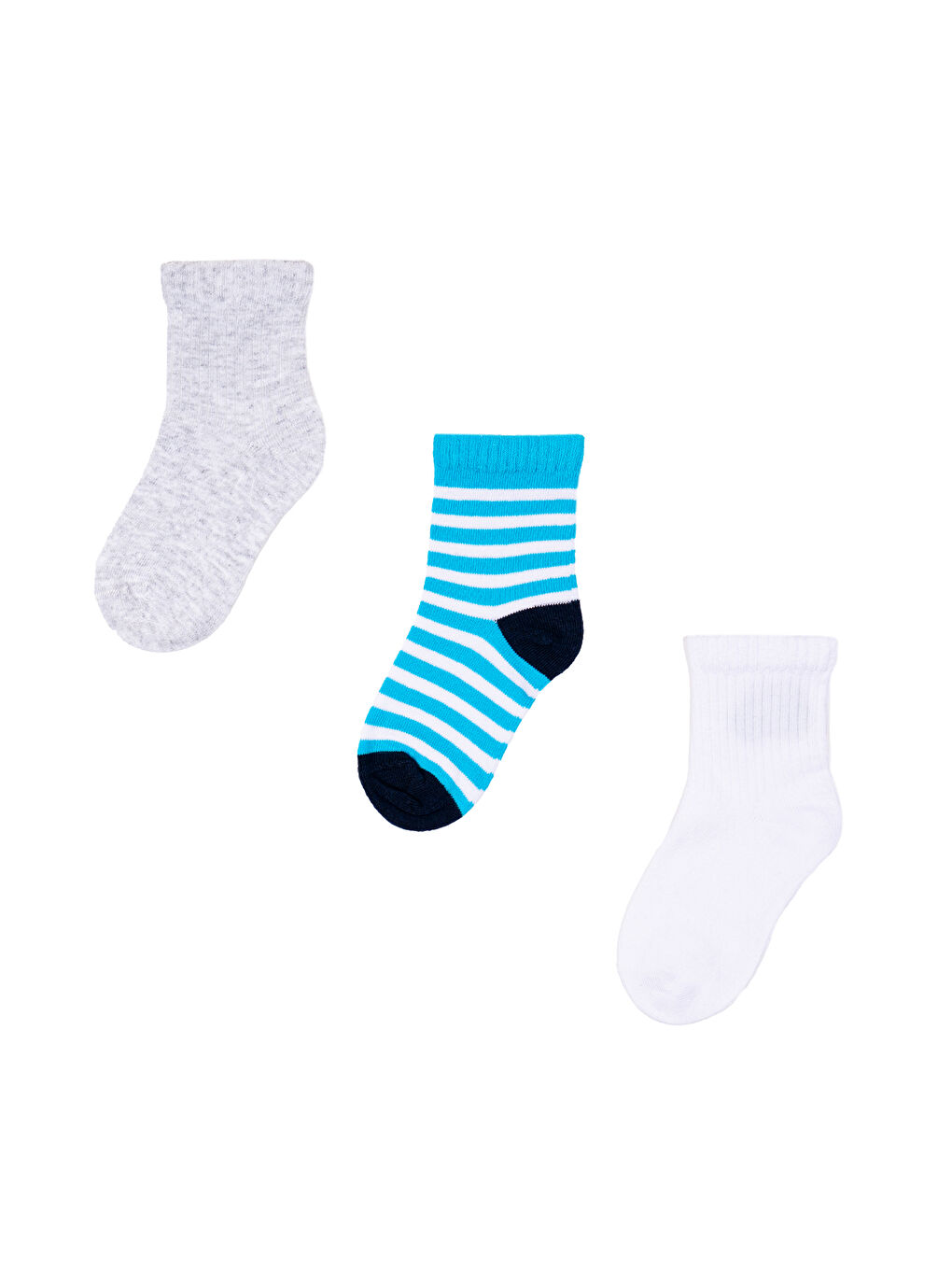 Karışık Erkek Çocuk 3Lü Çorap-1