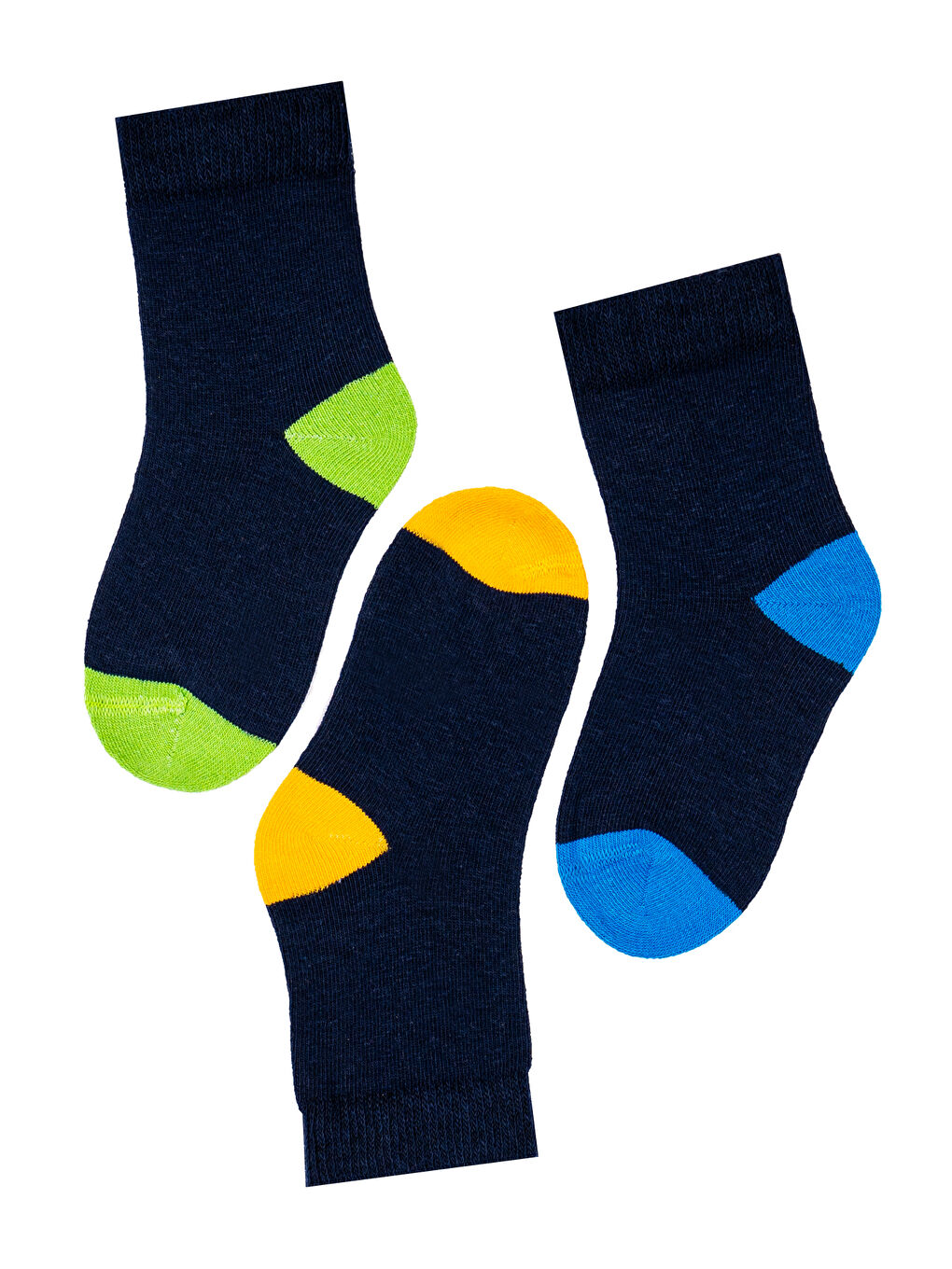 Lacivert Erkek Çocuk 3Lü Çorap-2