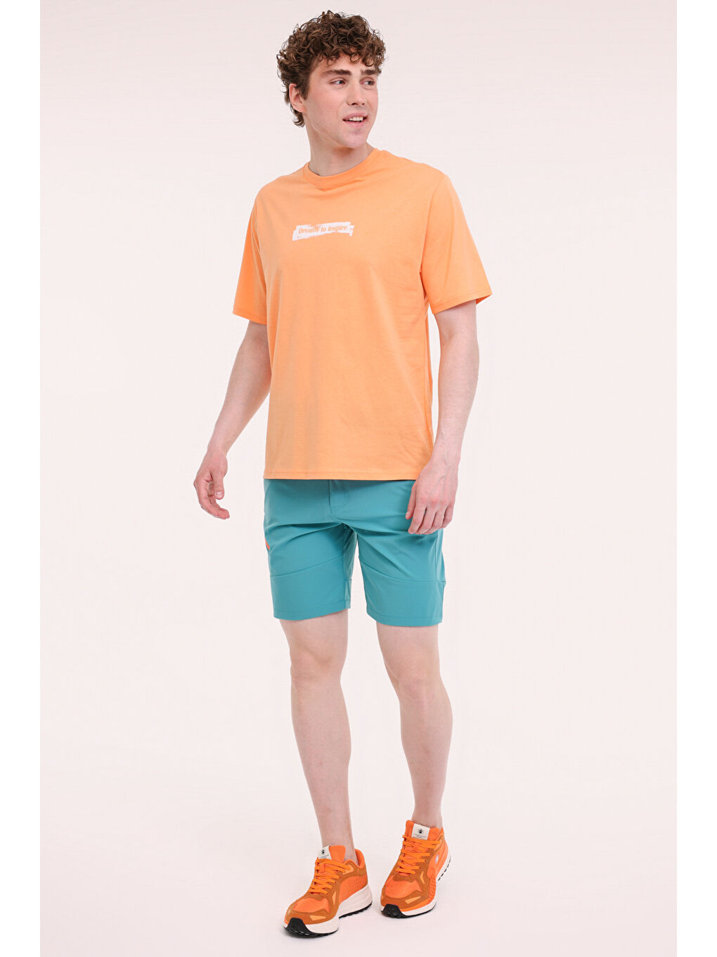 ML RELATE 11URB4002 5FX Turuncu Erkek Kısa Kol T-Shirt-2