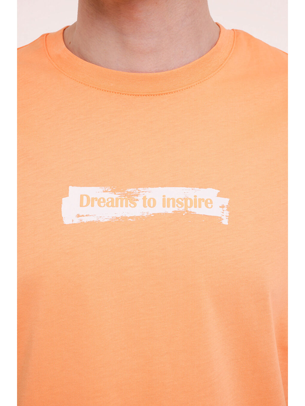 ML RELATE 11URB4002 5FX Turuncu Erkek Kısa Kol T-Shirt-3