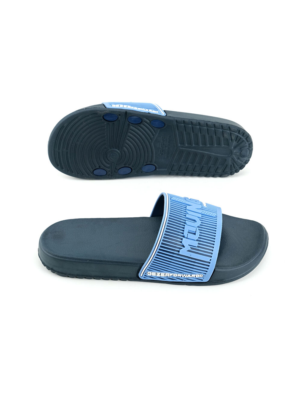 Mavi Erkek Yazlık Eva Islak Zemine Uygun Günlük Ev Bahçe Havuz Banyo Terlik-4