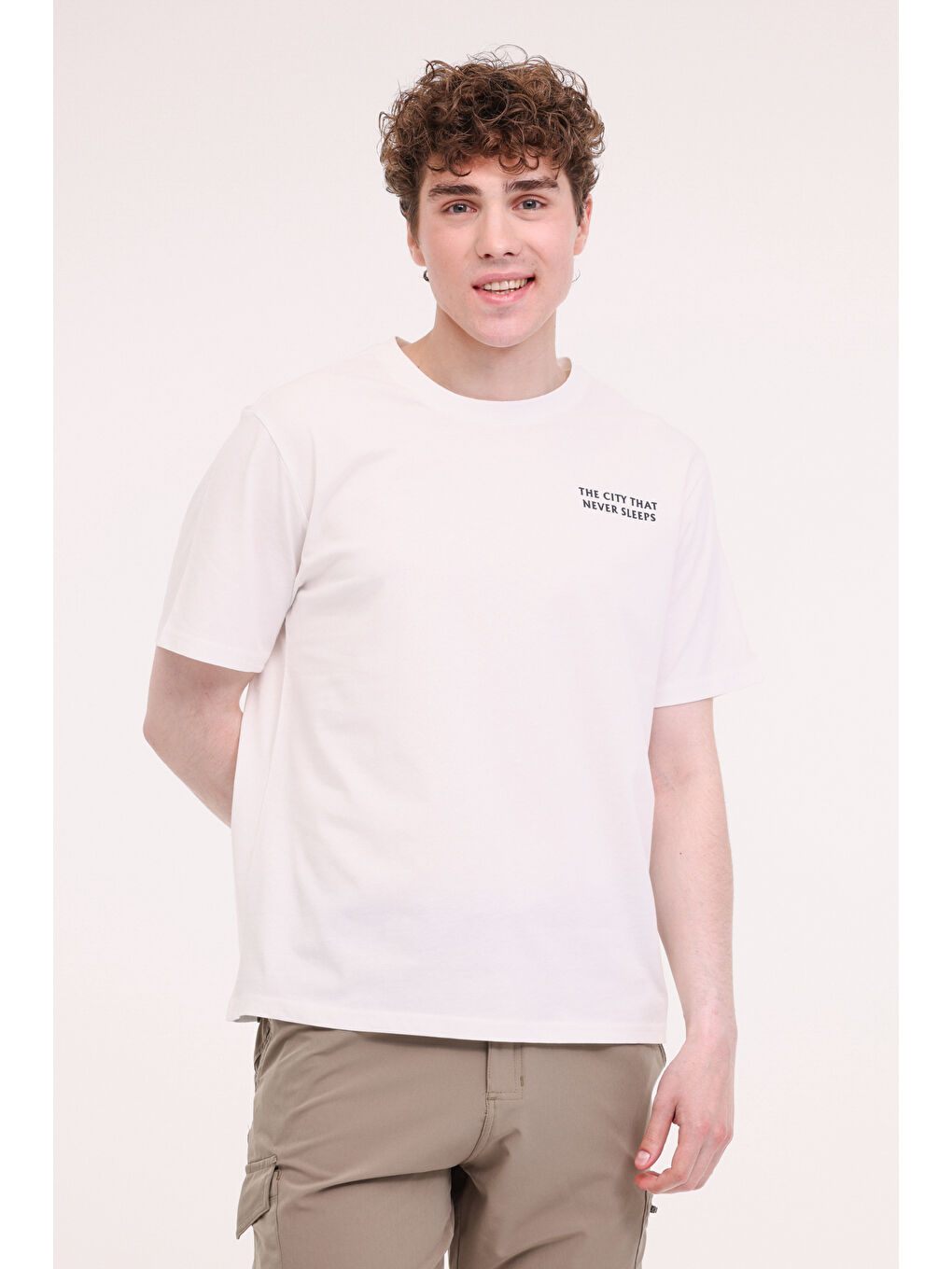 ML RENZO 11URB4005 5FX Beyaz Erkek Kısa Kol T-Shirt