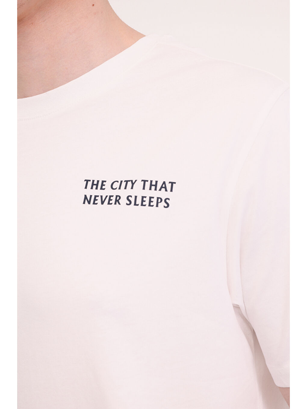 ML RENZO 11URB4005 5FX Beyaz Erkek Kısa Kol T-Shirt-3