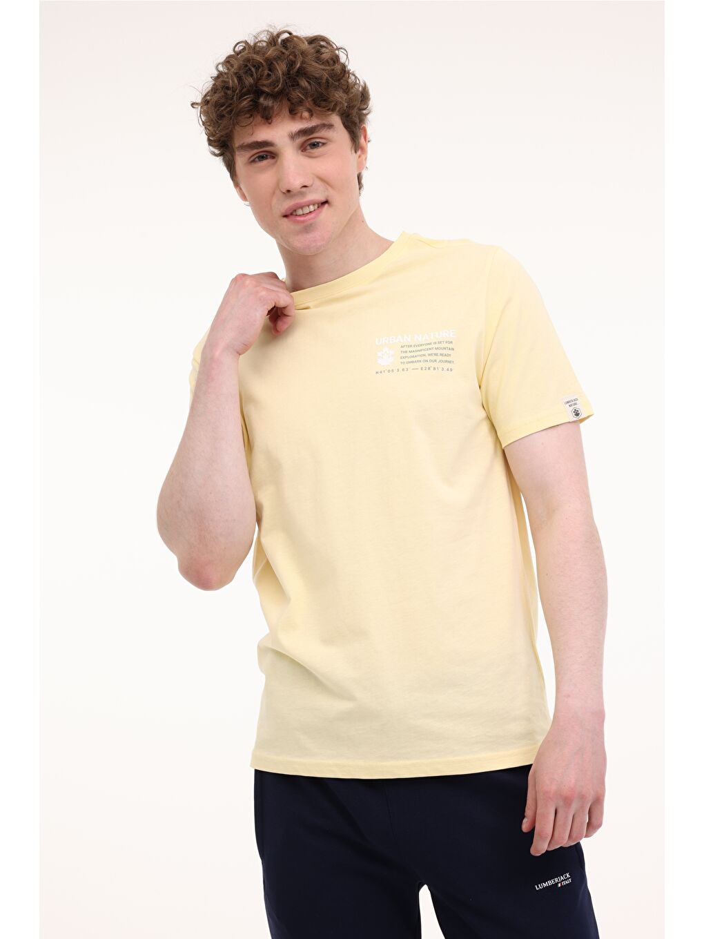 ML RENAS 11TRV16 5FX Sarı Erkek Kısa Kol T-Shirt