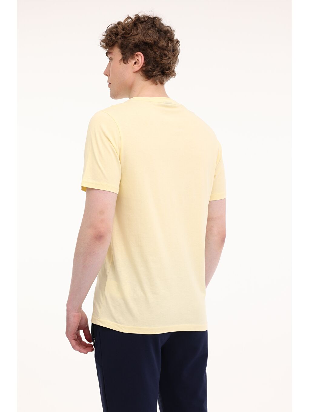 ML RENAS 11TRV16 5FX Sarı Erkek Kısa Kol T-Shirt-1