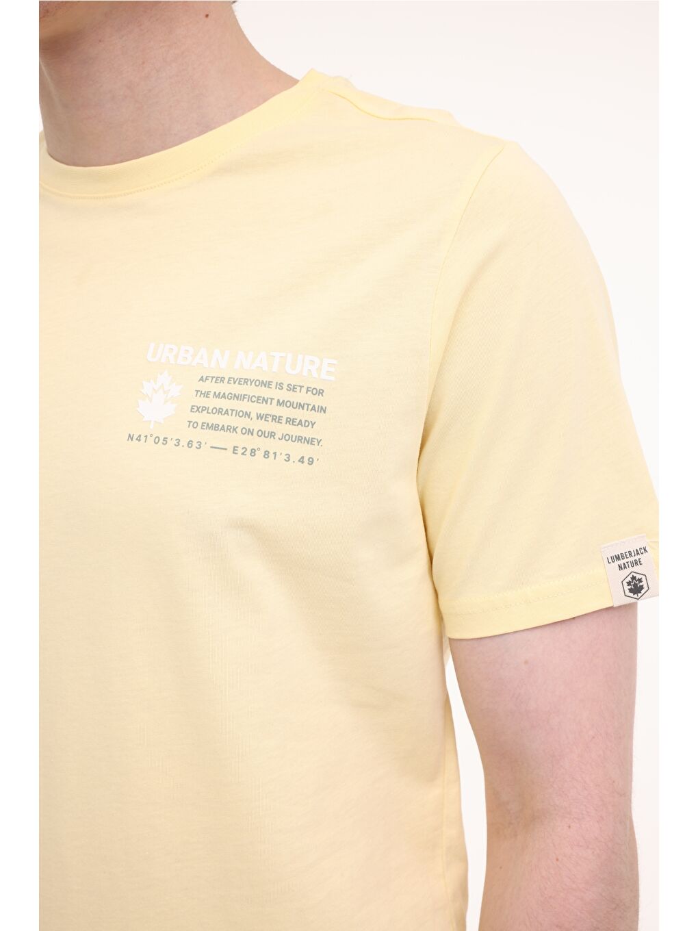 ML RENAS 11TRV16 5FX Sarı Erkek Kısa Kol T-Shirt-3