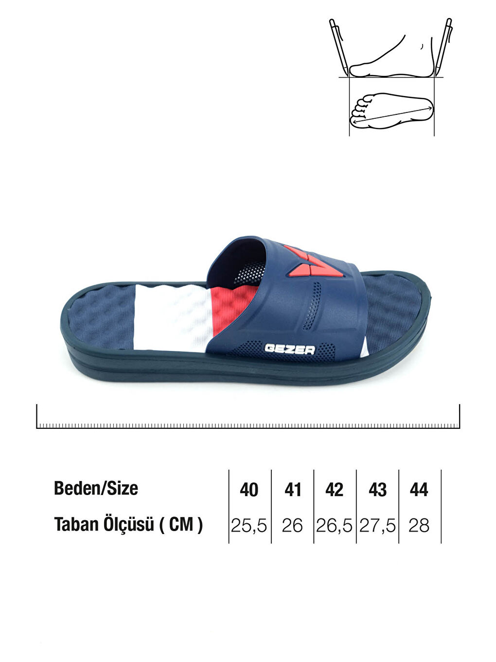 Lacivert Erkek Yazlık Eva Islak Zemine Uygun Günlük Ev Bahçe Havuz Banyo Terlik-1