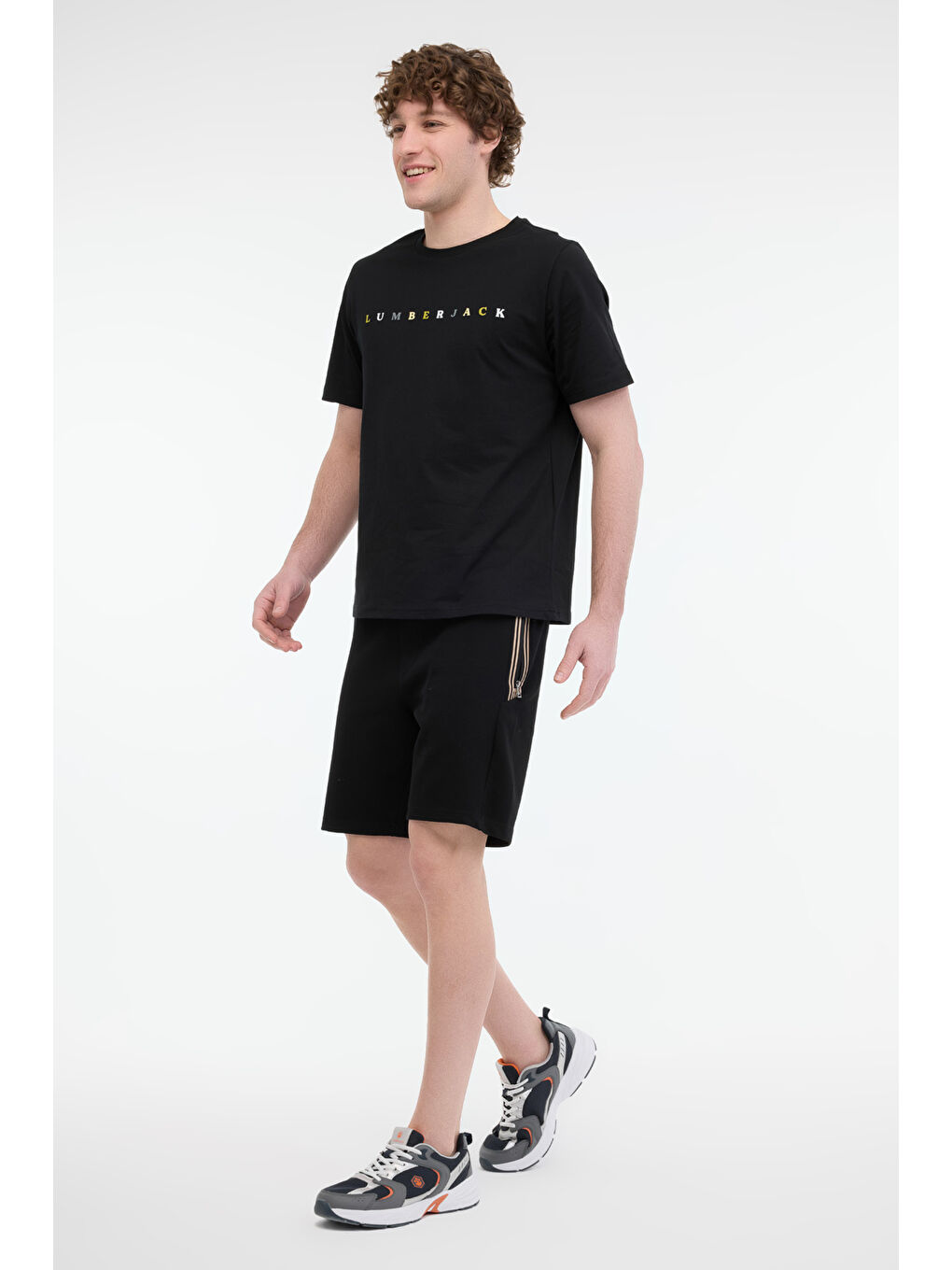 ML MESUS 11URBNG2022 5FX Siyah Erkek Kısa Kol T-Shirt-2