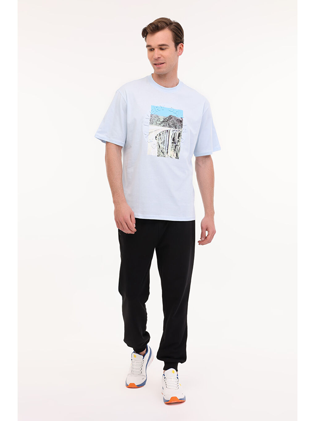 ML VITO 11URB4006 5FX Mavi Erkek Kısa Kol T-Shirt-2