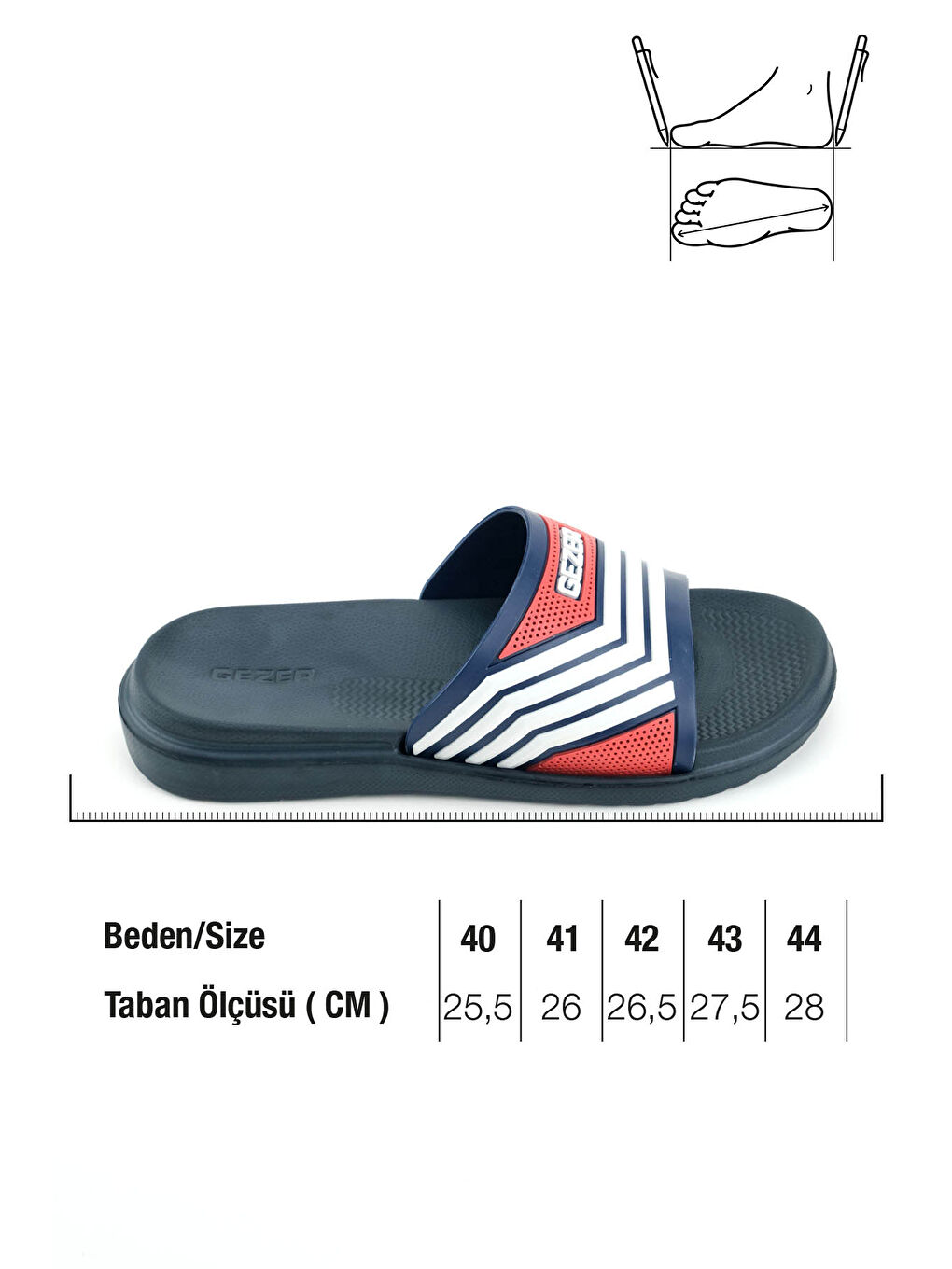 Lacivert Erkek Yazlık Eva Islak Zemine Uygun Günlük Ev Bahçe Havuz Banyo Terlik-1