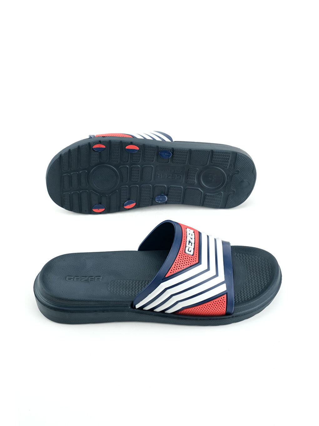 Lacivert Erkek Yazlık Eva Islak Zemine Uygun Günlük Ev Bahçe Havuz Banyo Terlik-4