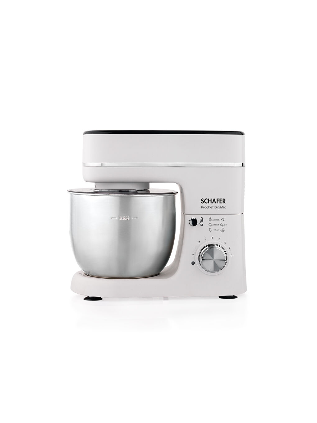 Prochef DigiMix Dijital Stand Mikser 5 L-Beyaz-2