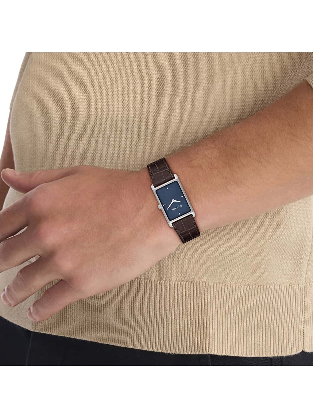 Kahverengi CK25200529 Erkek Kol Saati-3