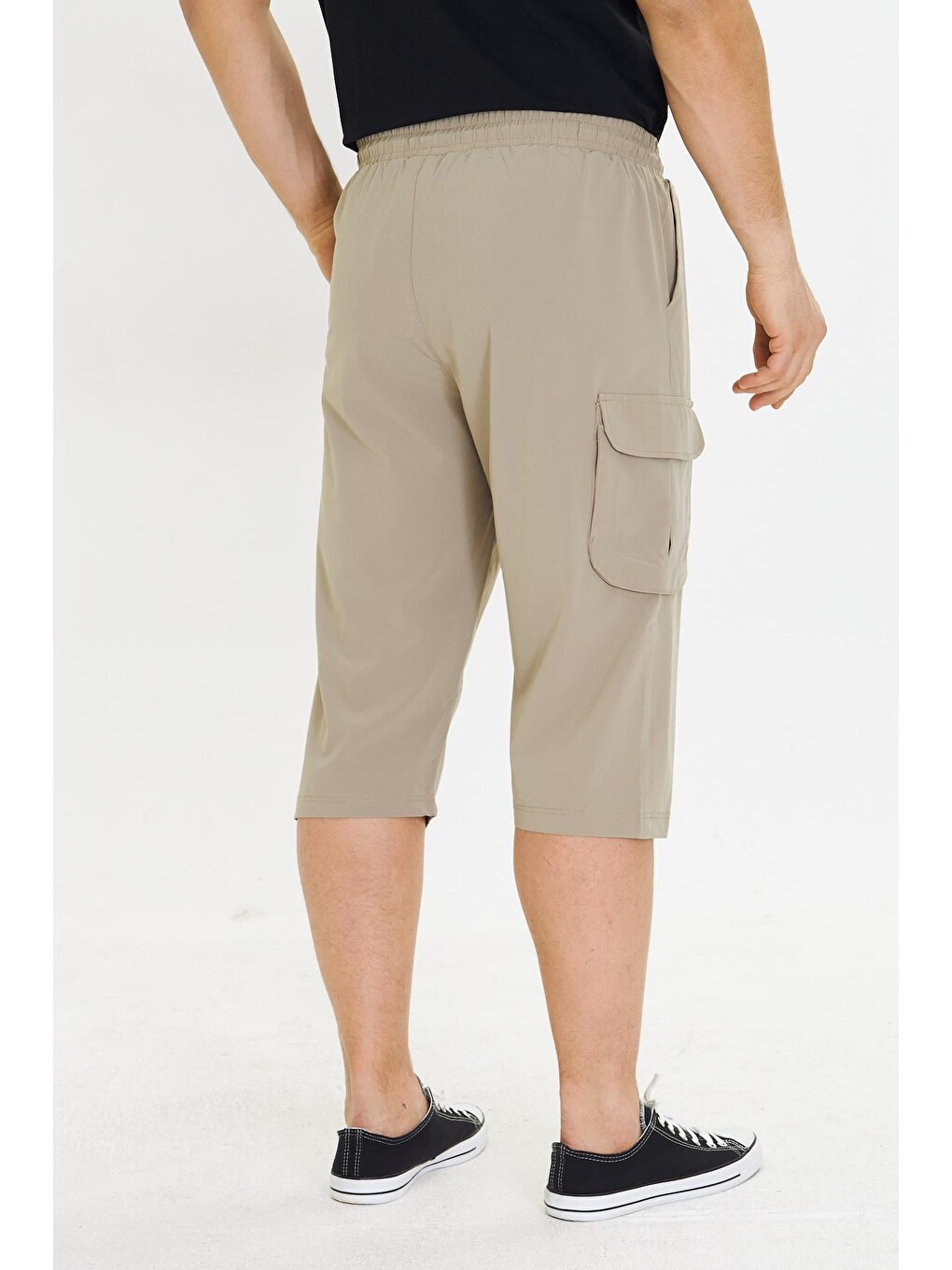 Erkek Stretchfit Kargo Cepli Esnek Kapri Bej 6035-b-4