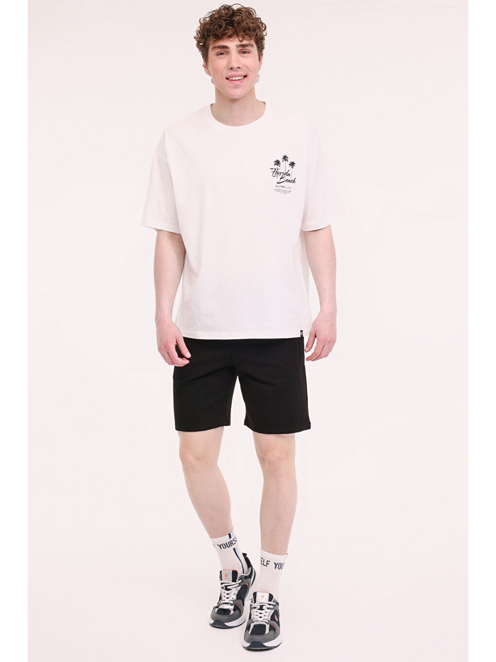 ML GETA 11HL112 5FX Beyaz Erkek Kısa Kol T-Shirt-2