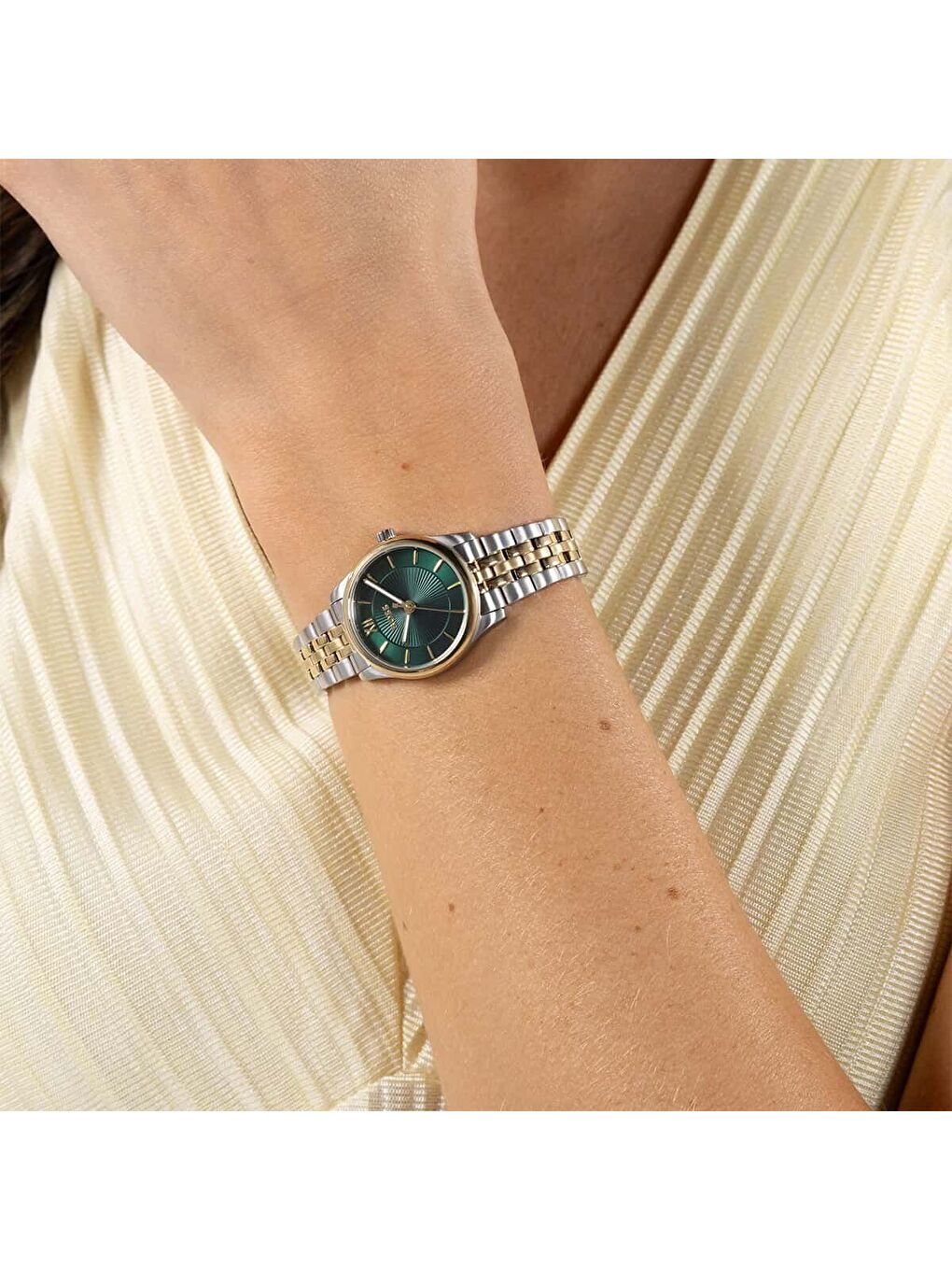 Sarı HB1502841 Kadın Kol Saati-4